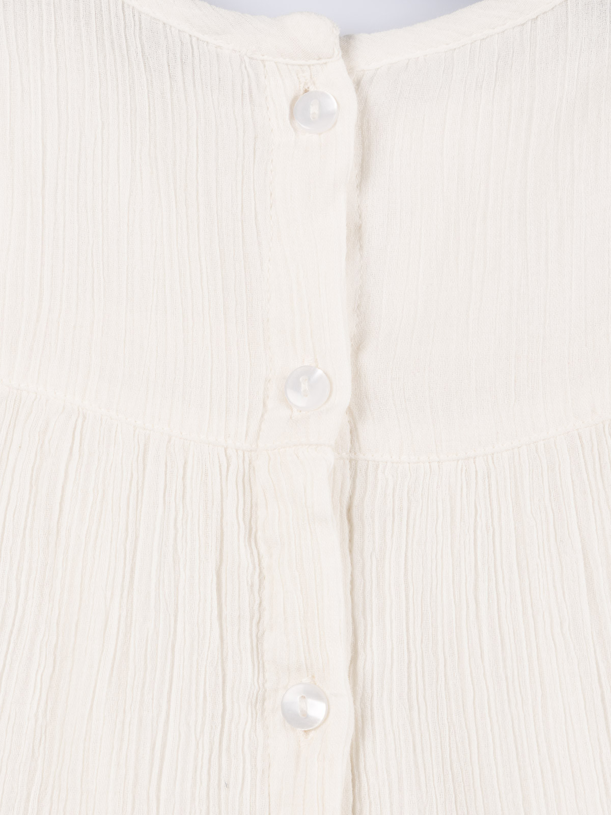 Robe écru détail macramé fille (3-24M)