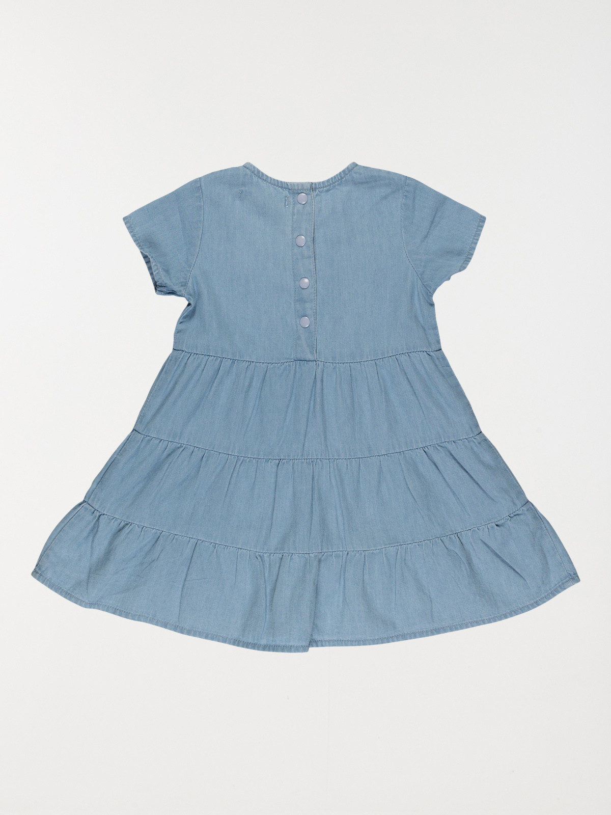 Robe denim bleached fille (3-24m)