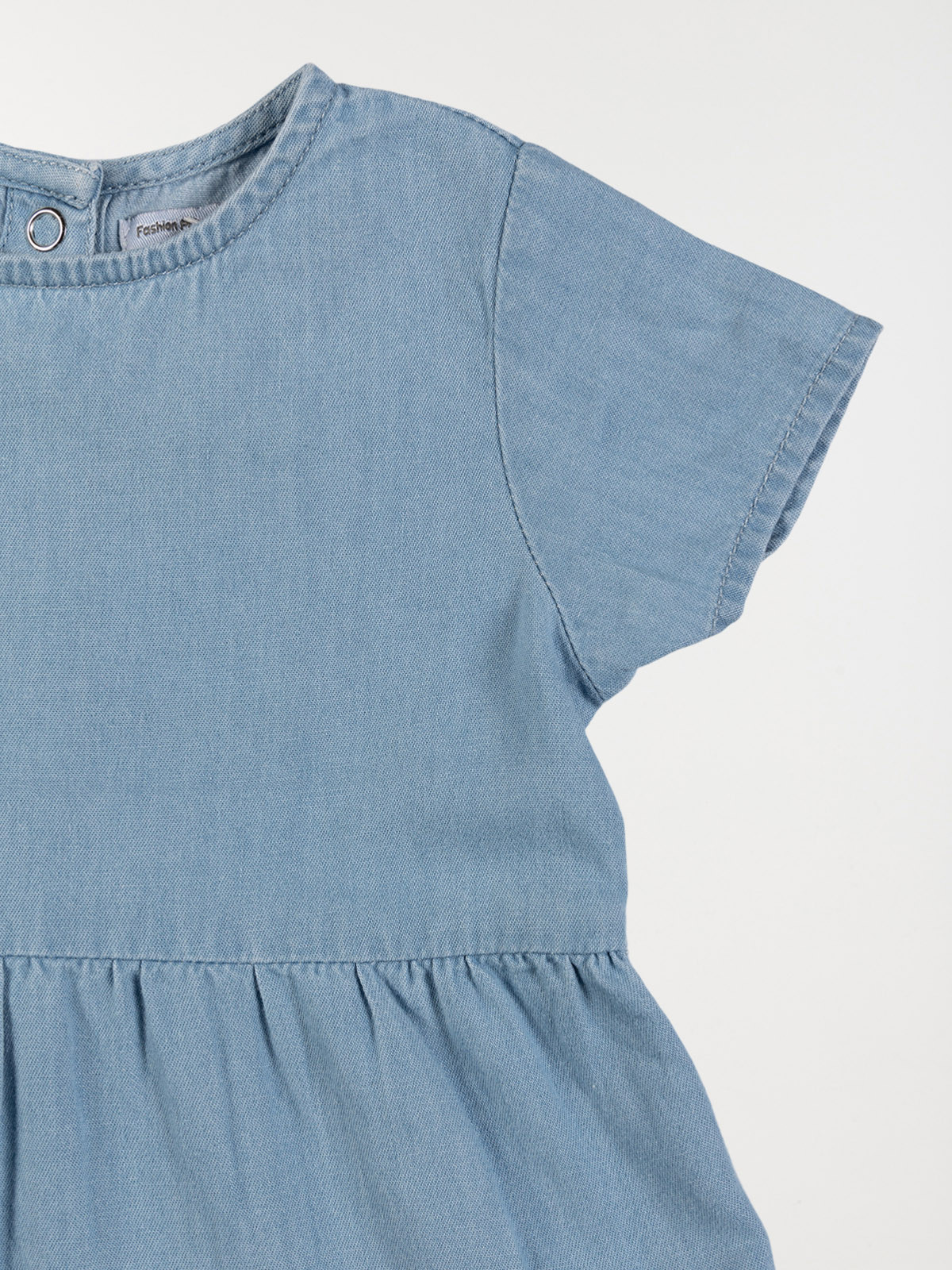 Robe denim bleached fille (3-24m)