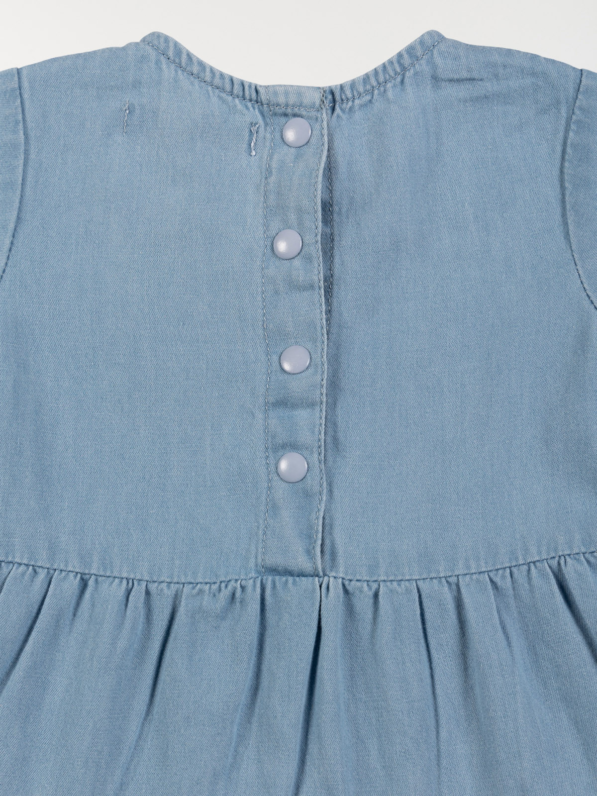 Robe denim bleached fille (3-24m)