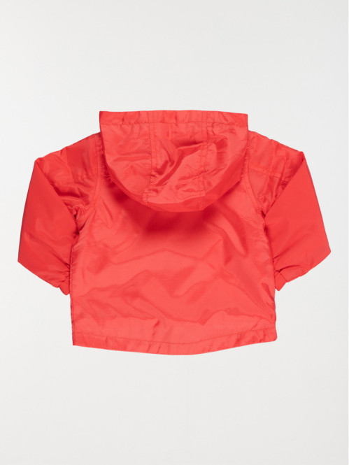 Parka capuche pastèque fille (6-24M) Parka capuche pastèque fille (6-24M)