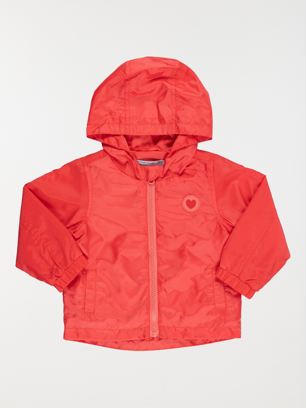 Parka capuche pastèque fille (6-24M)