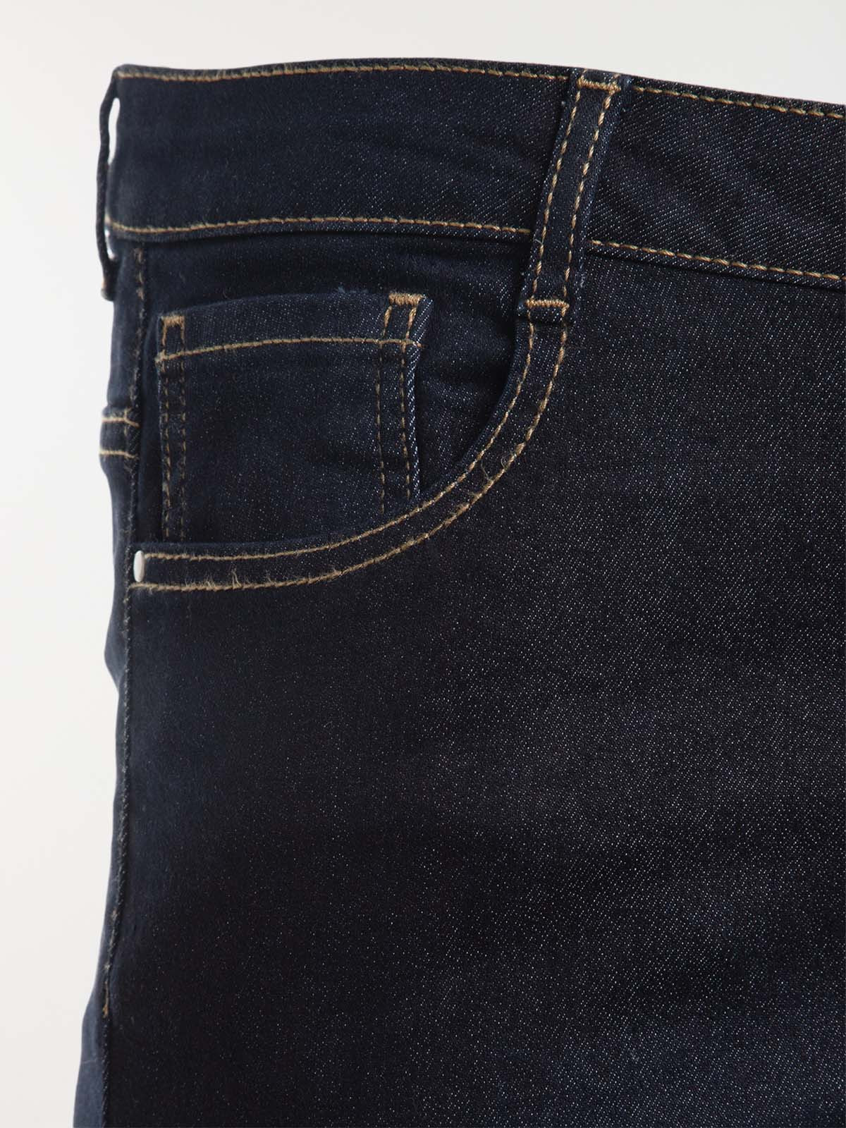 Pantacourt jean brut grande taille femme