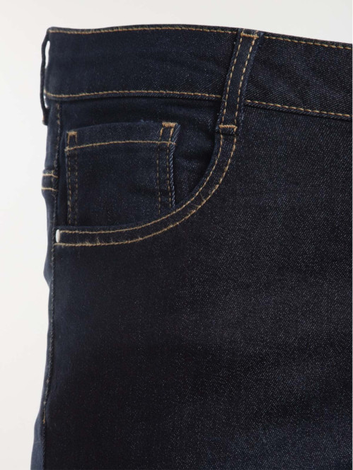 Pantacourt jean brut grande taille femme