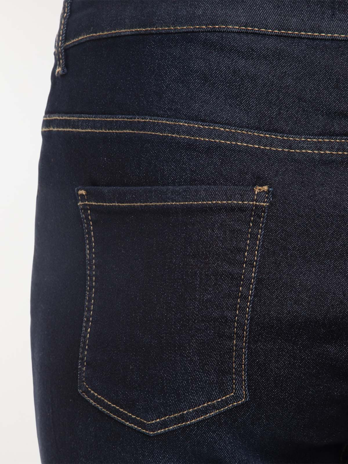 Pantacourt jean brut grande taille femme