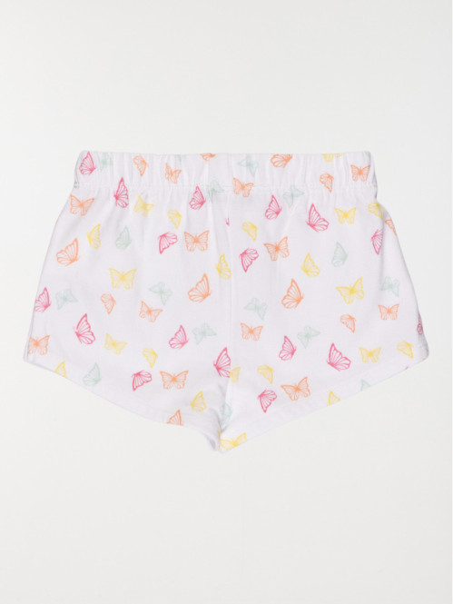 Short basique papillon fille (3-24M)