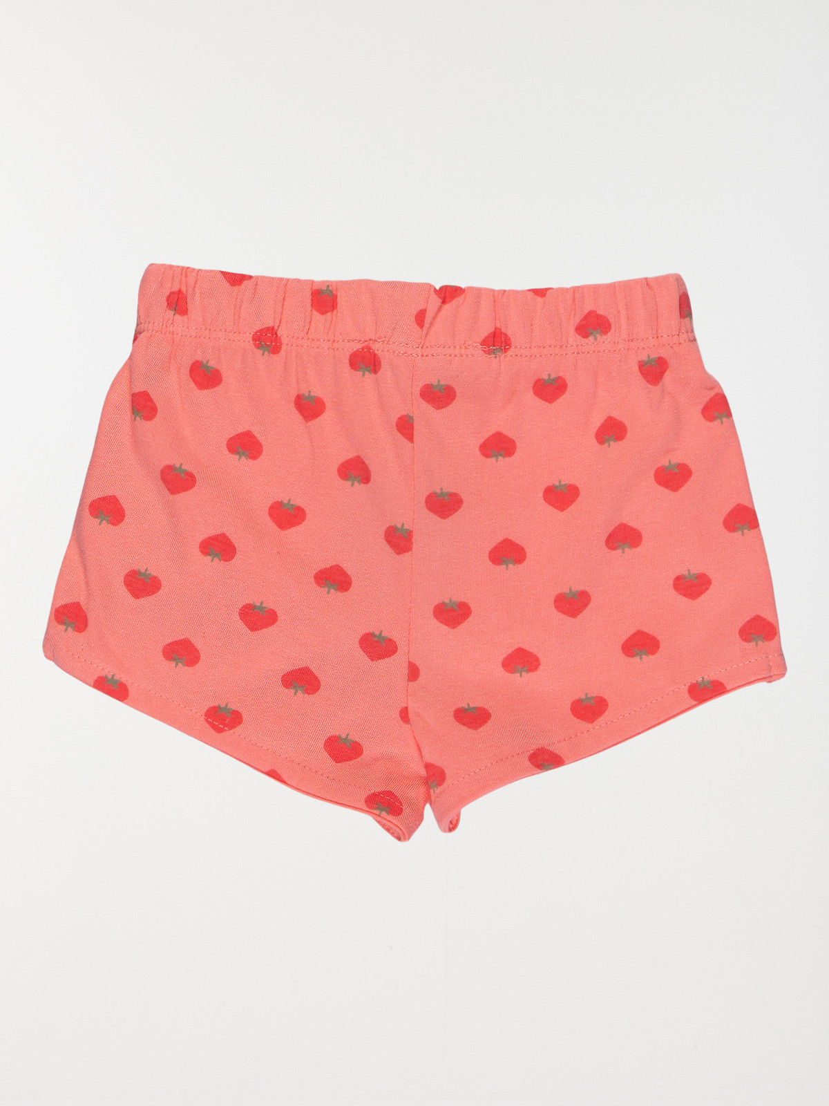 Short basique fraise fille (3-24M)