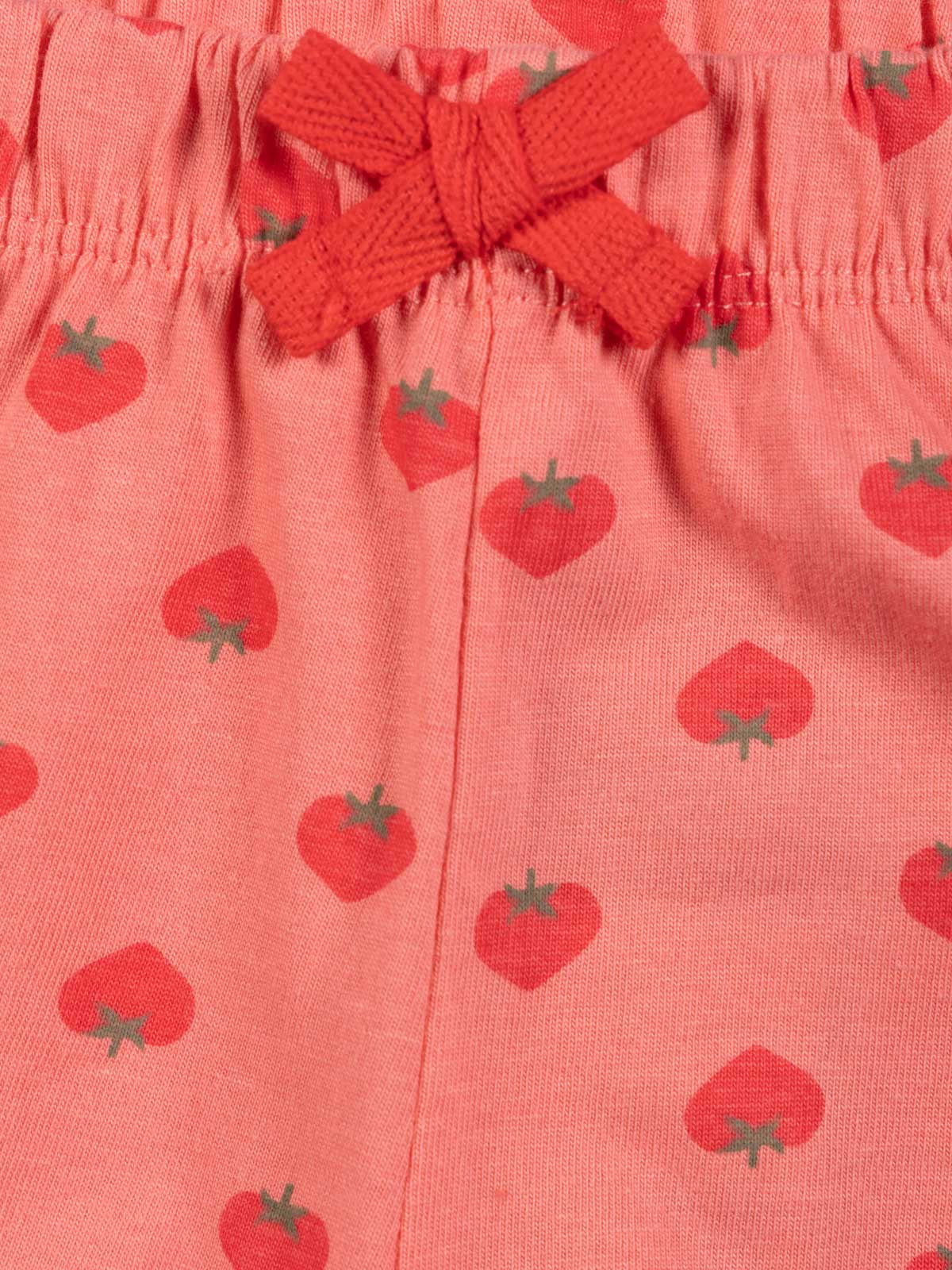 Short basique fraise fille (3-24M)