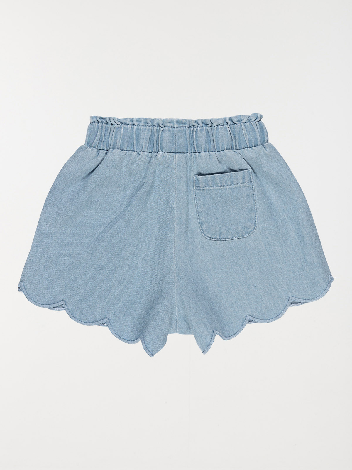 Short denim coquillage fille (3-24M) Short denim coquillage fille (3-24M)