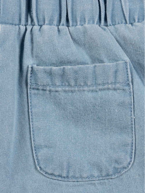 Short denim coquillage...