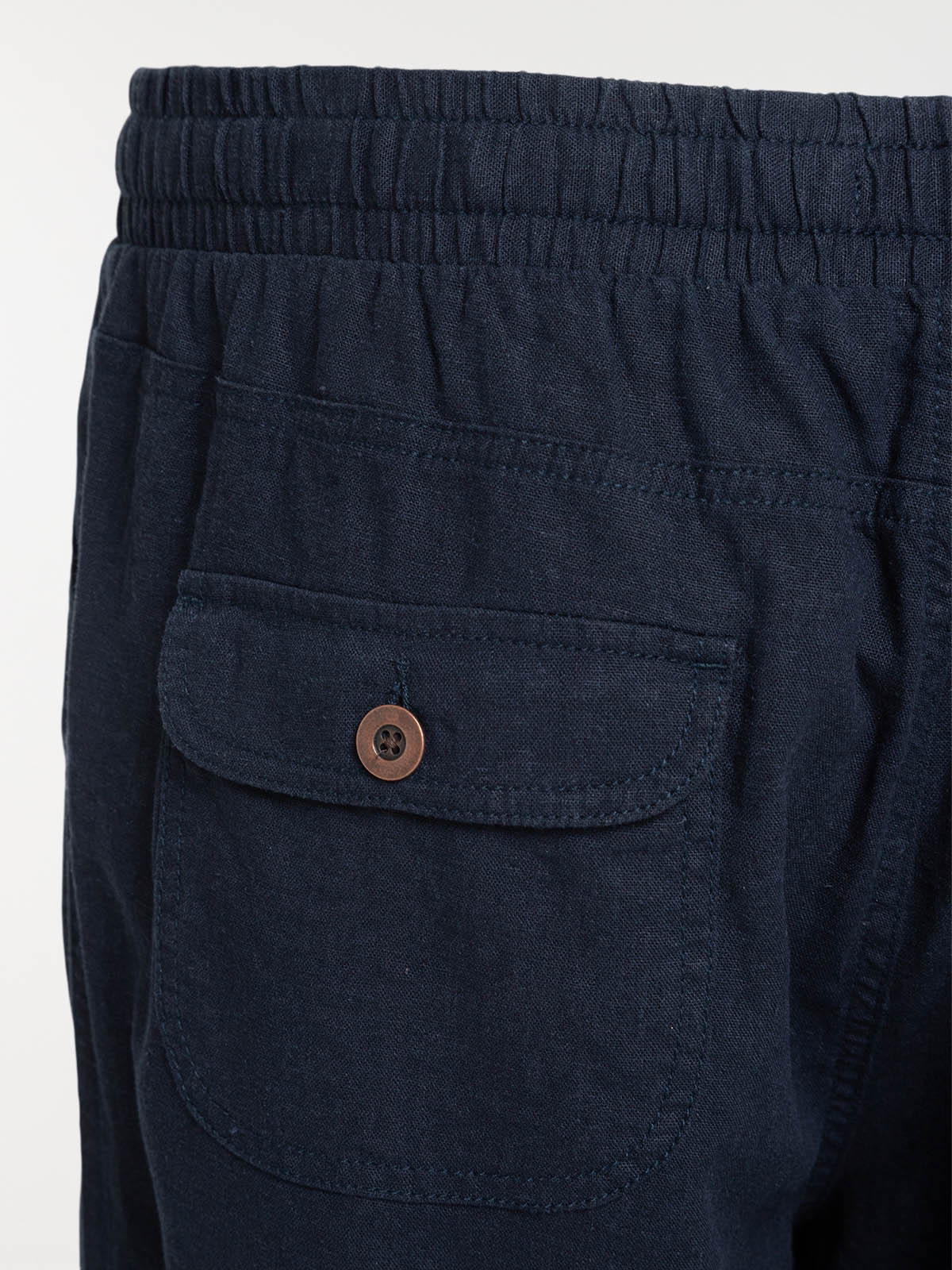 Pantacourt marine grande taille femme