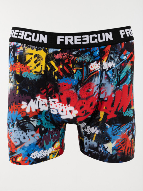 Boxer Freegun motif tag homme