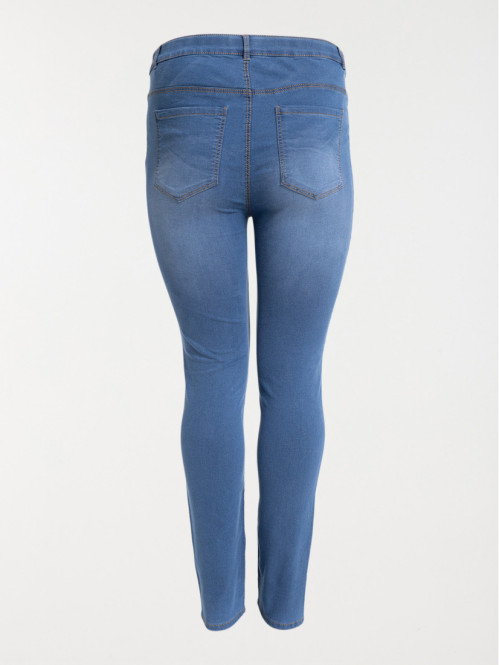 Jean stone slim grande taille femme