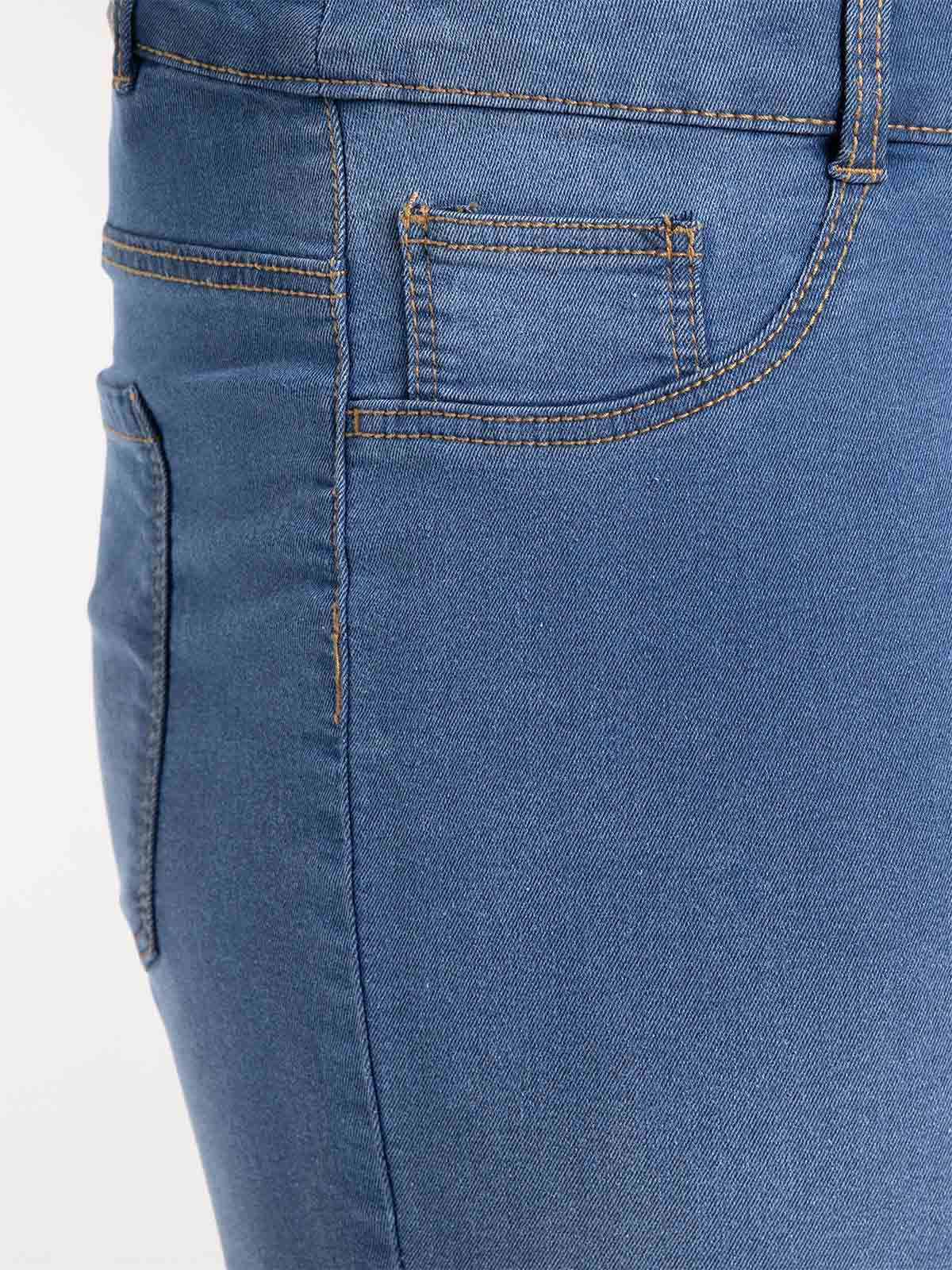 Jean stone slim grande taille femme