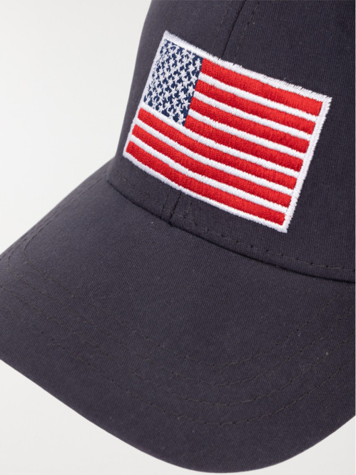 Casquette noir drapeau USA...