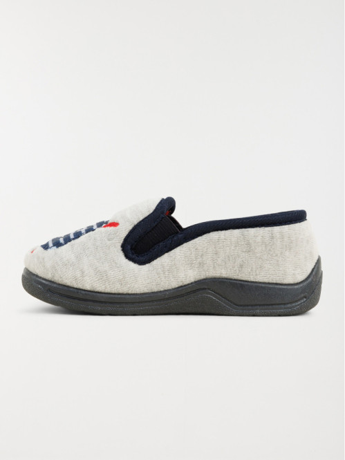 Chaussons gris monstre...