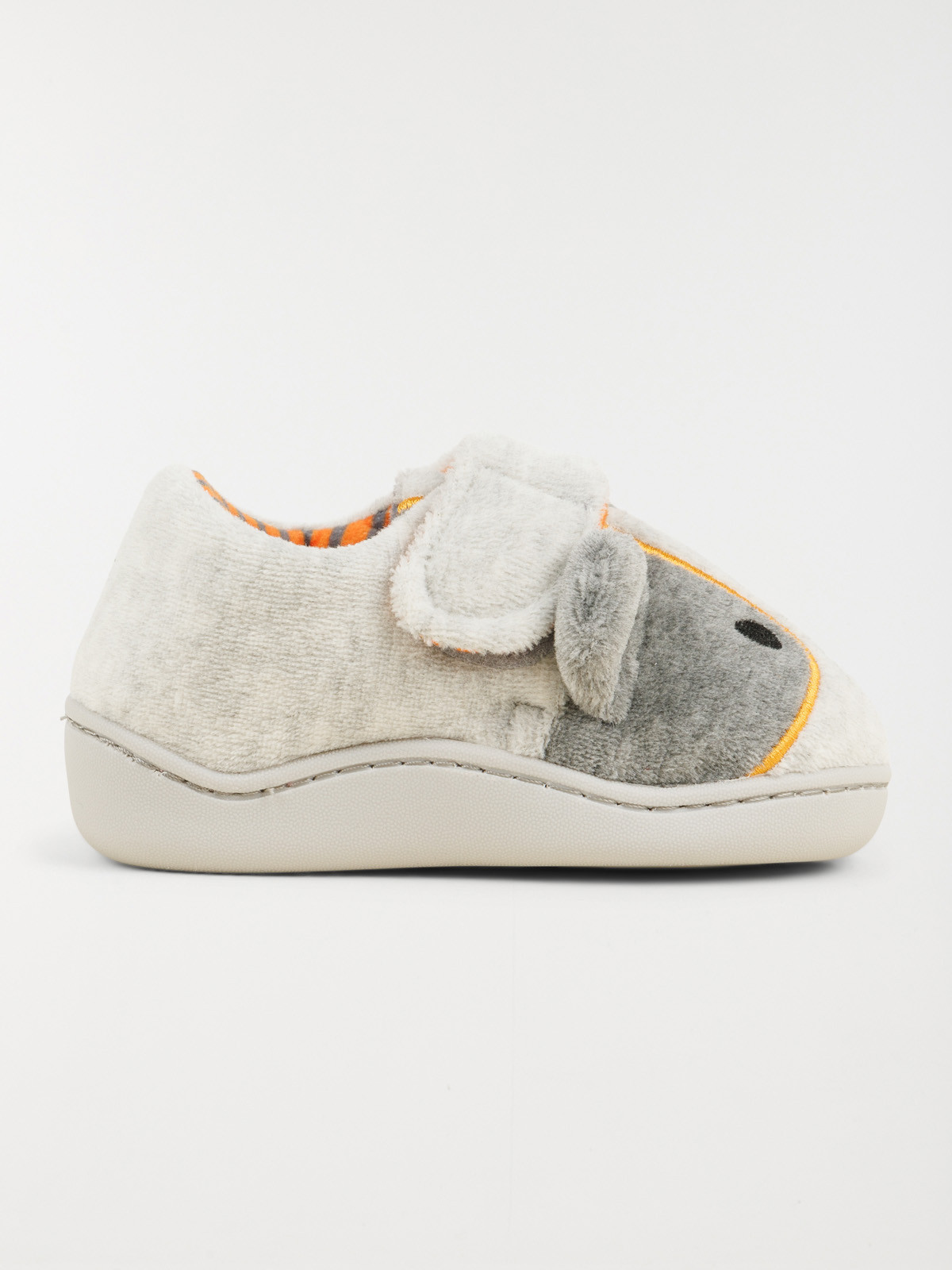 Chaussons gris chien garçon (24-30)