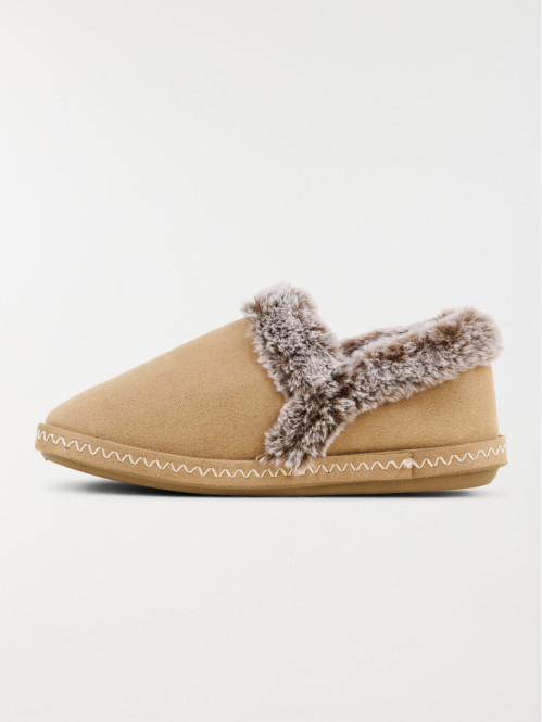 Pantoufles camel femme (36-41)