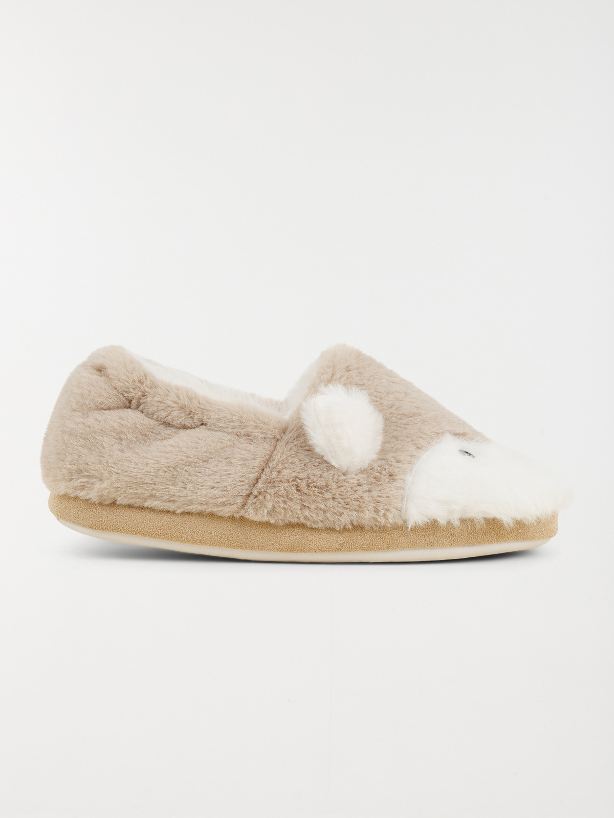 Chaussons gris renard femme (36-41)