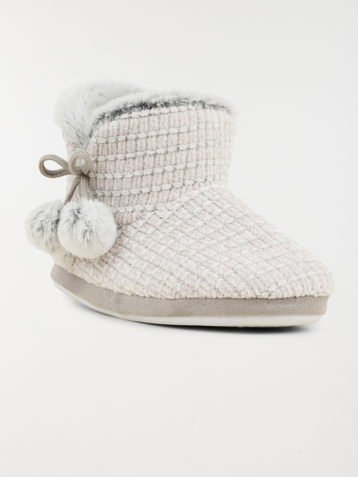 Chaussons bottes femme gris (36-41) Chaussons bottes femme gris (36-41)
