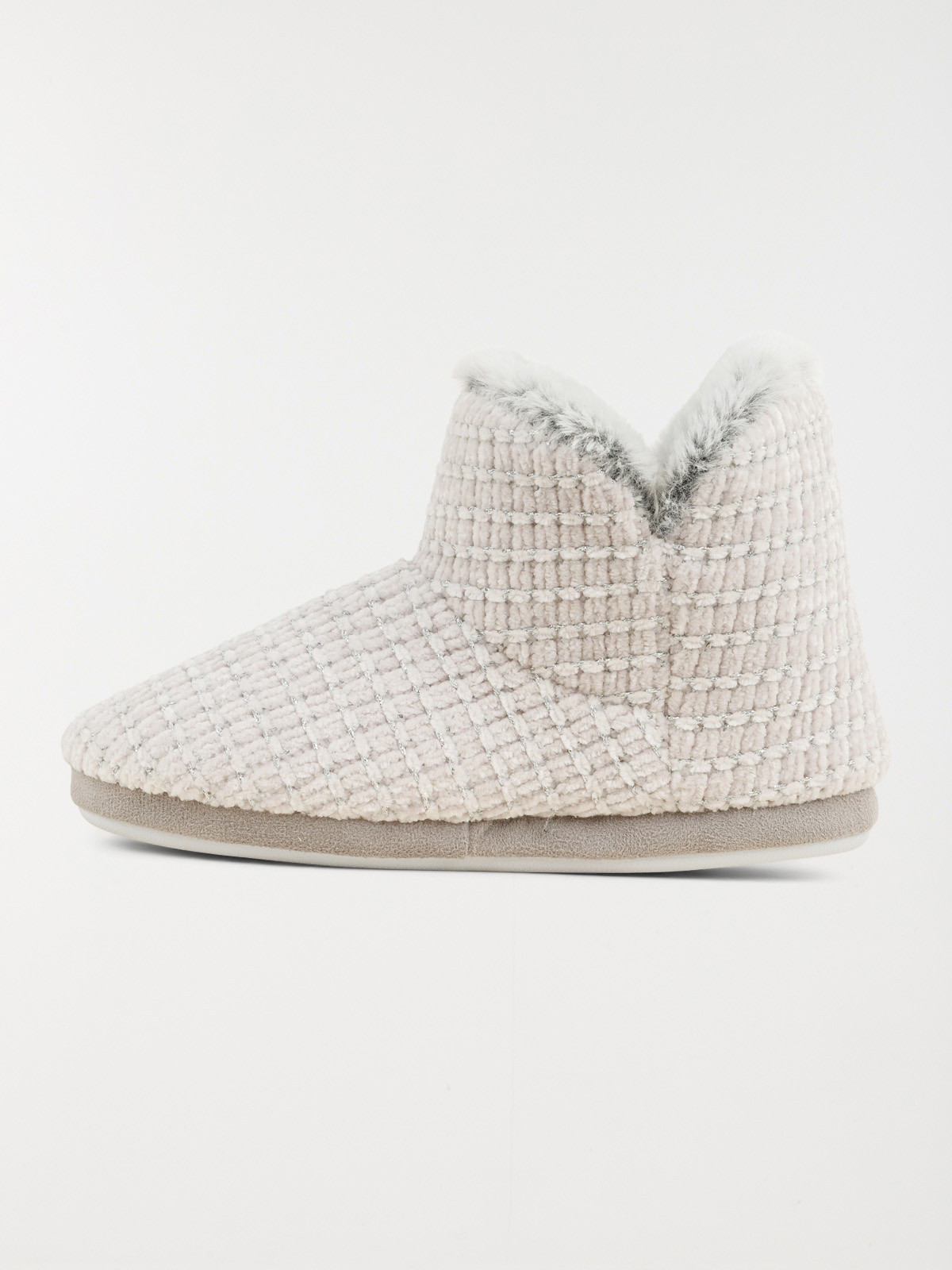 Chaussons bottes femme gris (36-41) Chaussons bottes femme gris (36-41)