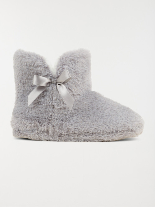 Chausson botte noeud femme...