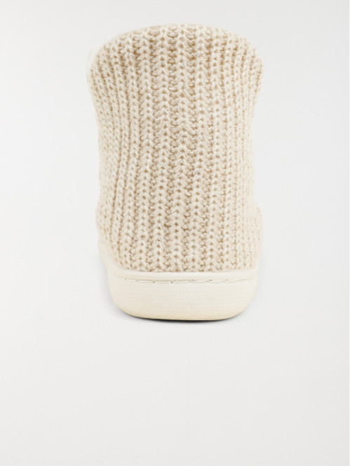Chausson botte femme beige (36-41) Chausson botte femme beige (36-41)