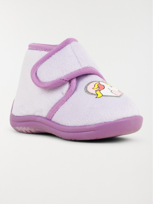 Chaussons montants licorne...