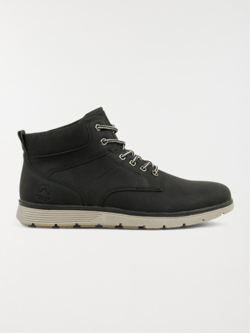 Boots lacets noires homme (40-46)