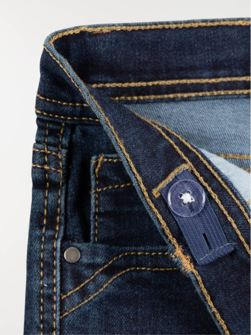 Jean taille haute fille brut (10-16A) Jean taille haute fille brut (10-16A)