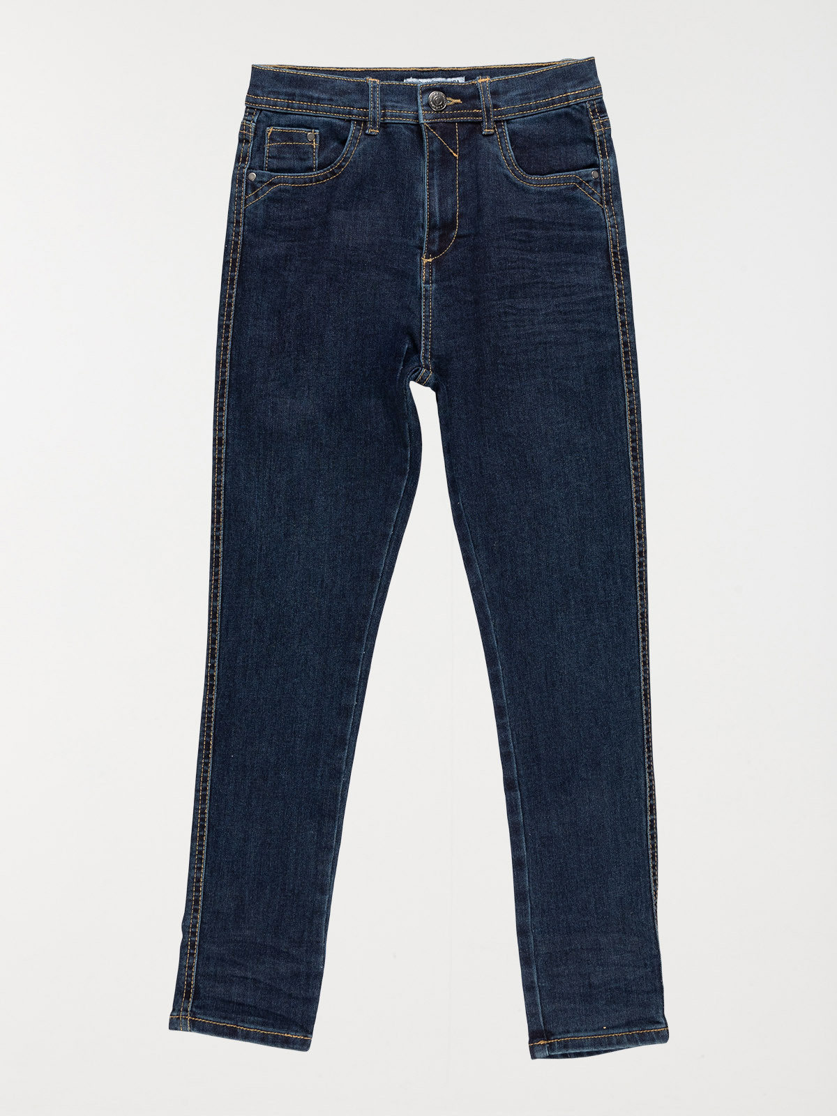 Jean taille haute fille brut (10-16A)