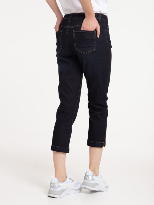 Pantacourt en jean brut femme Pantacourt en jean brut femme