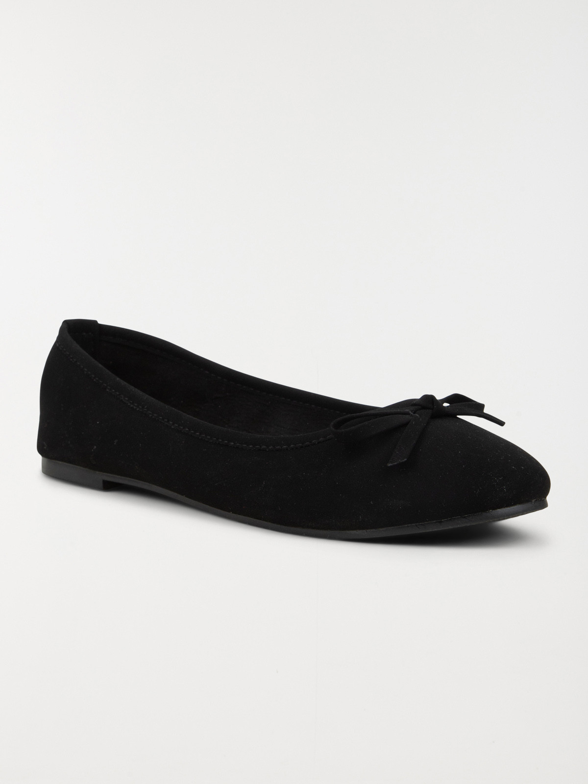 Ballerine suédine femme noire (37-42)