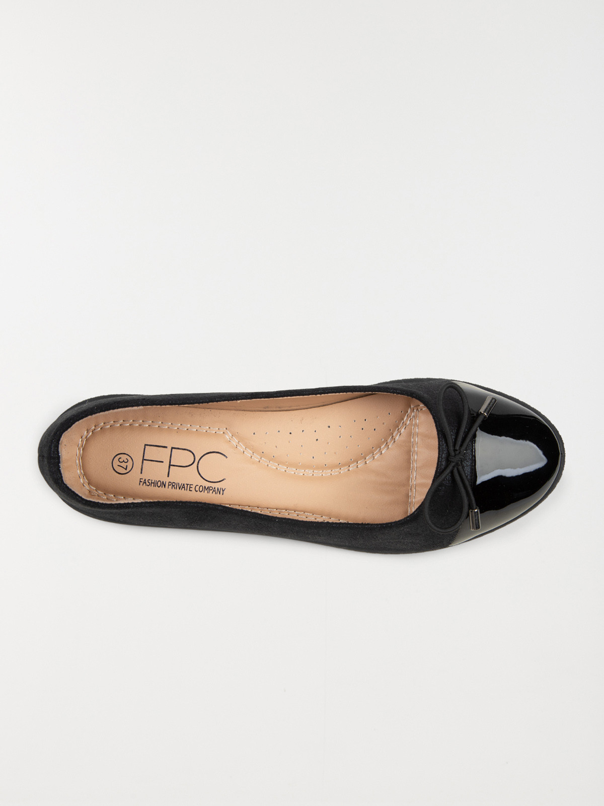 Ballerines bi-matière femme (36-41)