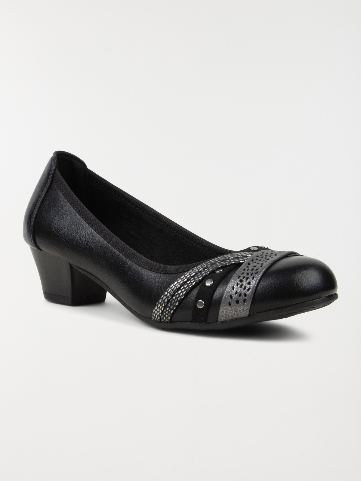 Ballerine noir talon femme (36-41)