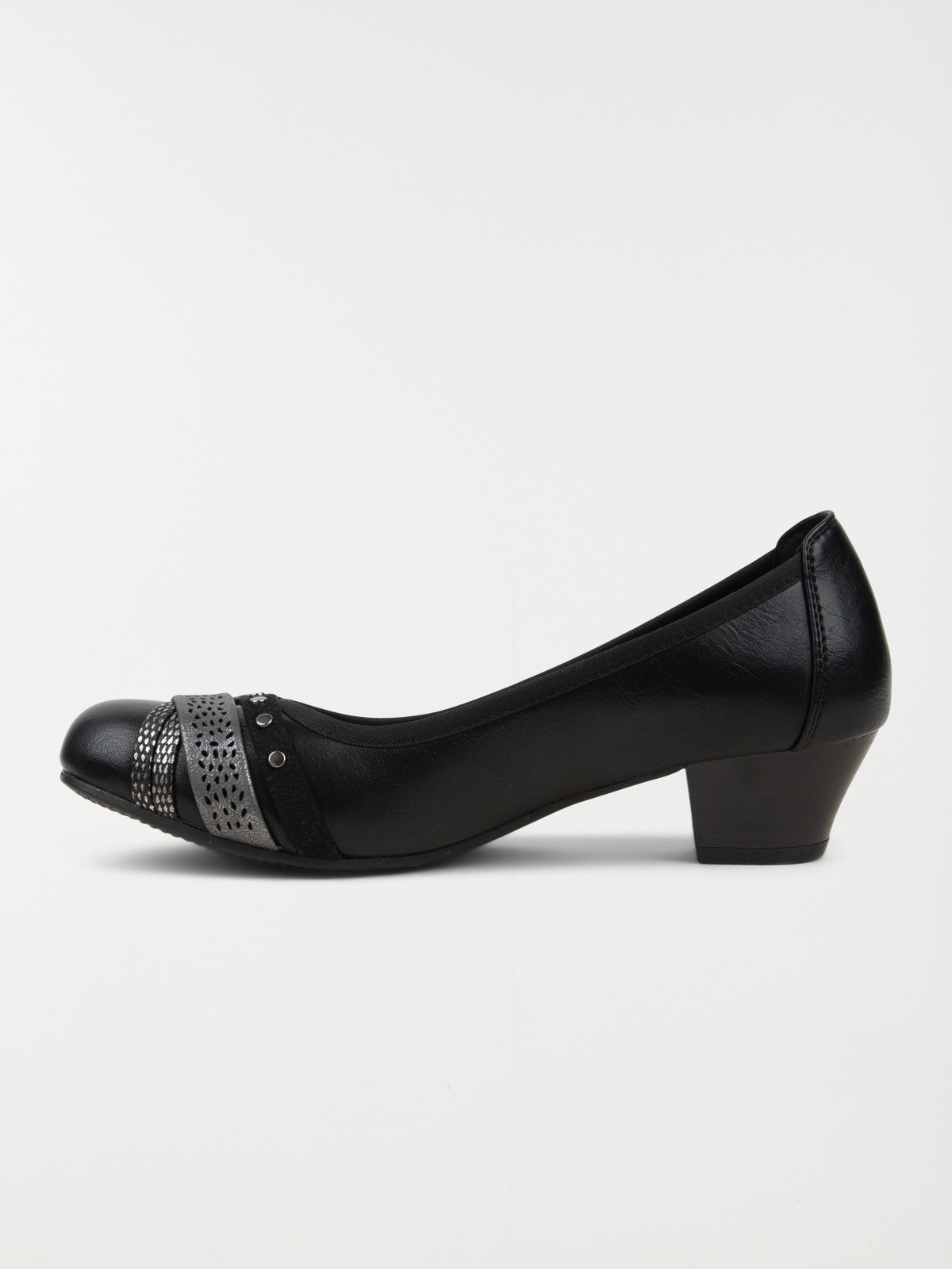 Ballerine noir talon femme (36-41)