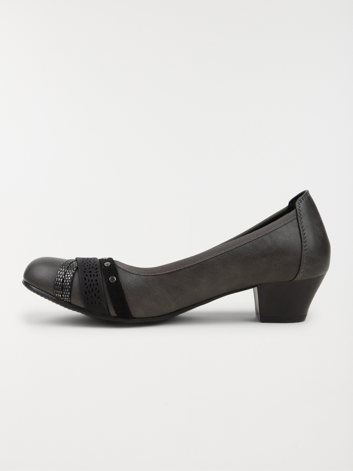 Chaussure à talon taupe brides (36-41) Chaussure à talon taupe brides (36-41)