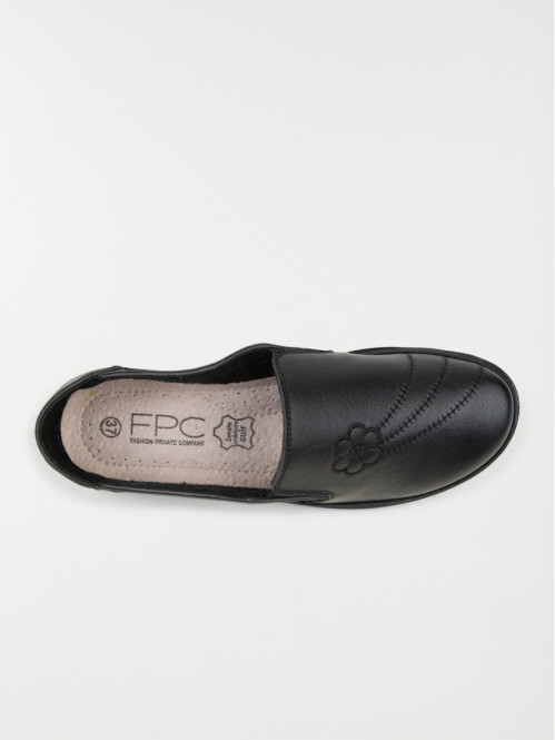 Mocassin confort brodé...