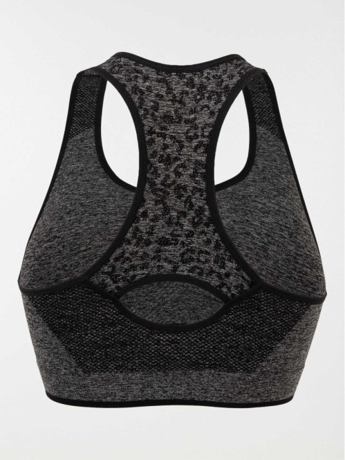 Brassière de sport grise...