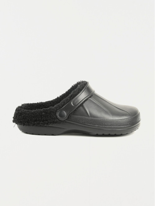 Sabot fourré homme noir (41-46)