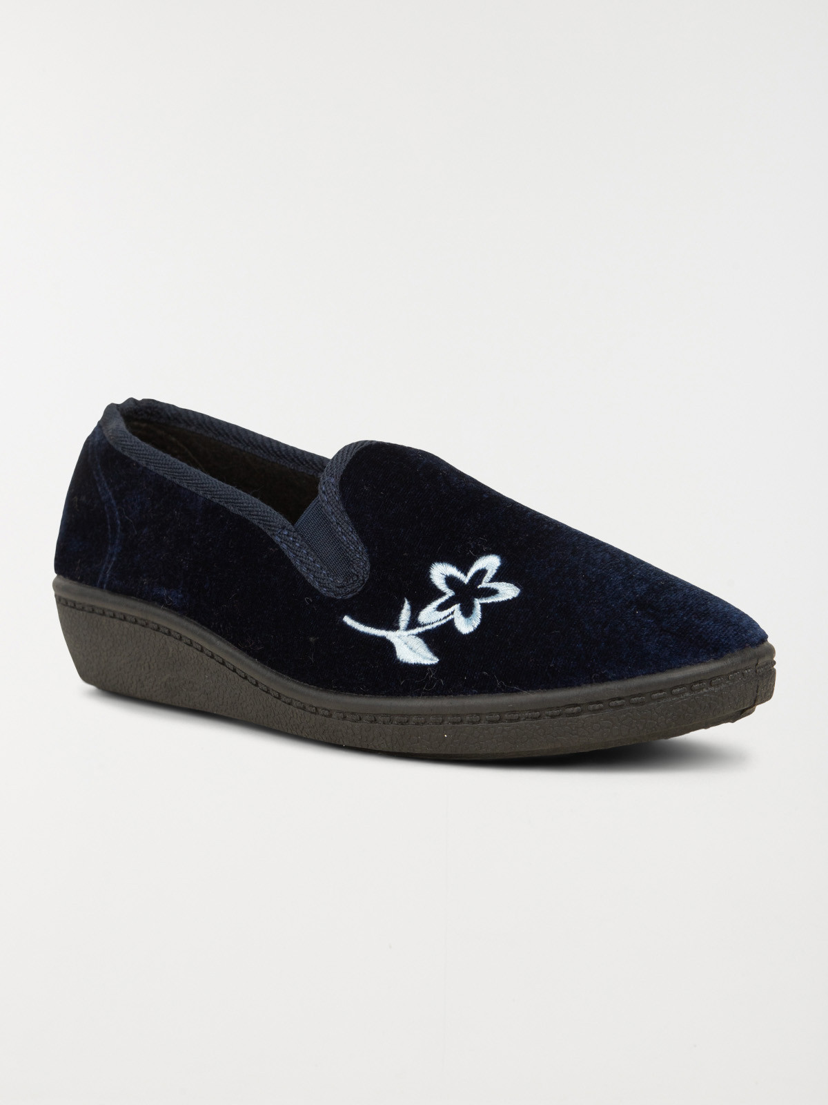 Chaussons femme coloris navy (36-41)
