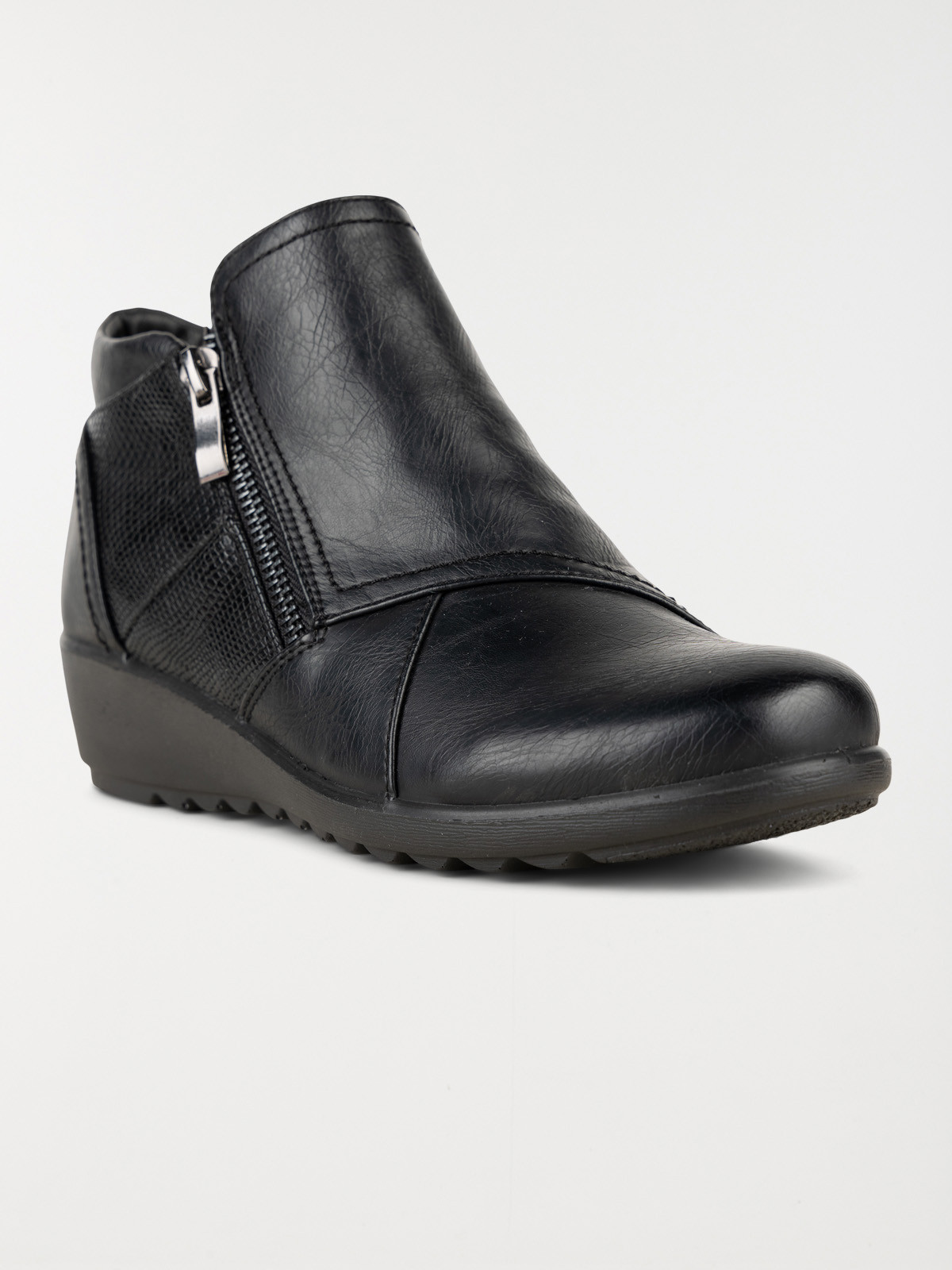 Bottine noire confort femme (37-42) Bottine noire confort femme (37-42)