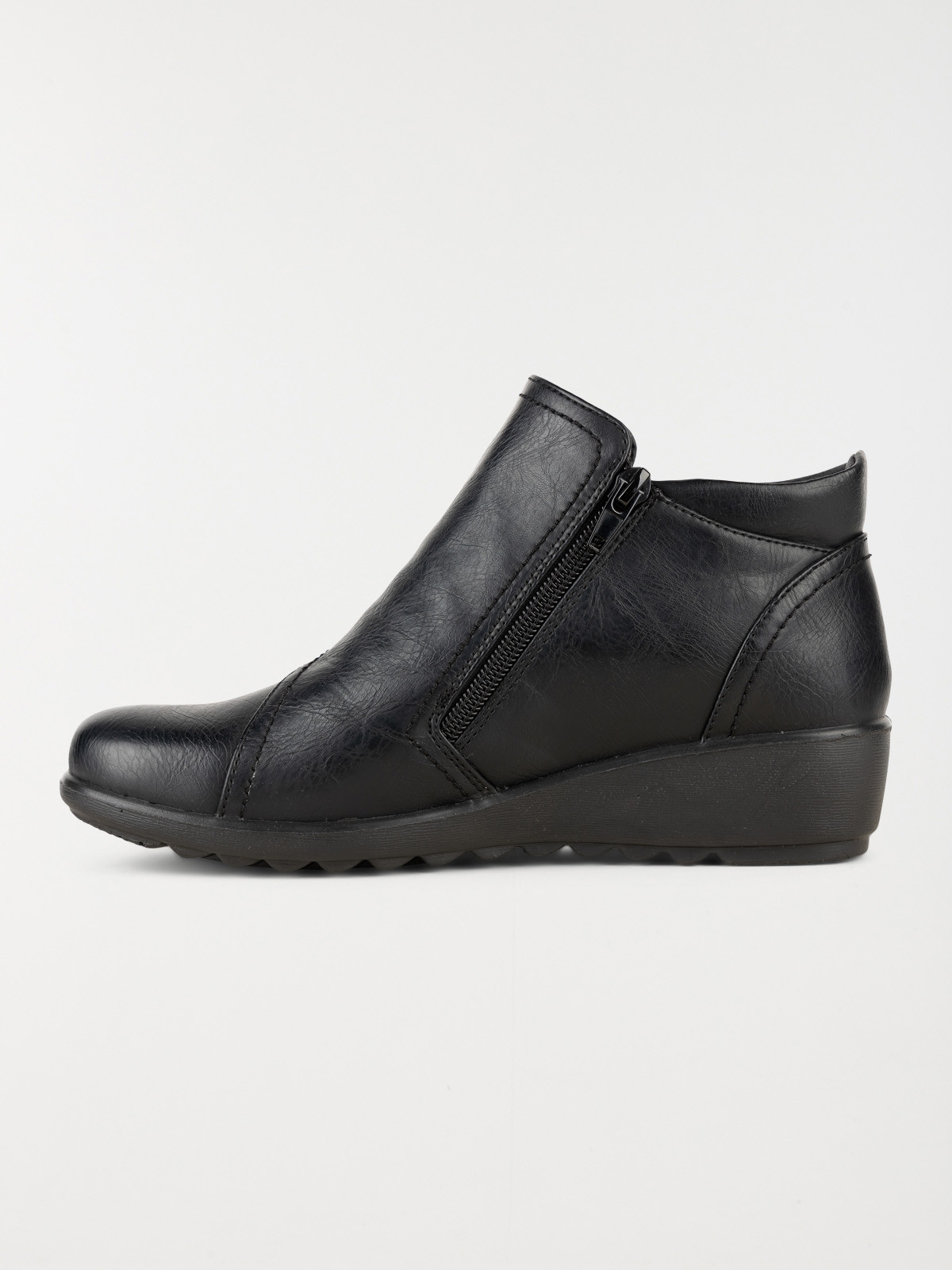 Bottine noire confort femme (37-42) Bottine noire confort femme (37-42)
