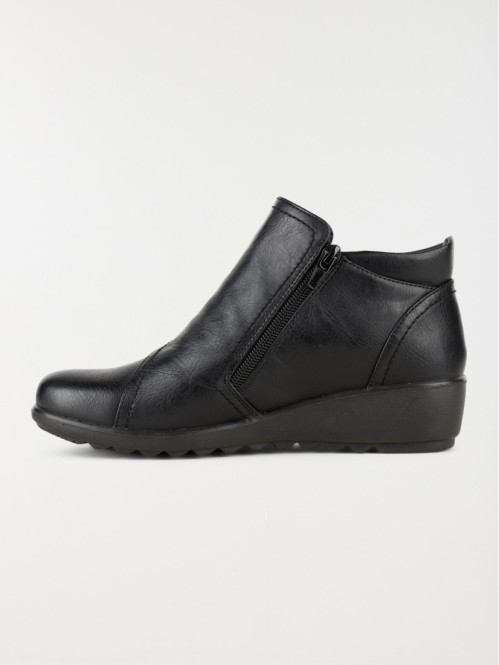 Bottine noire confort femme (37-42) Bottine noire confort femme (37-42)