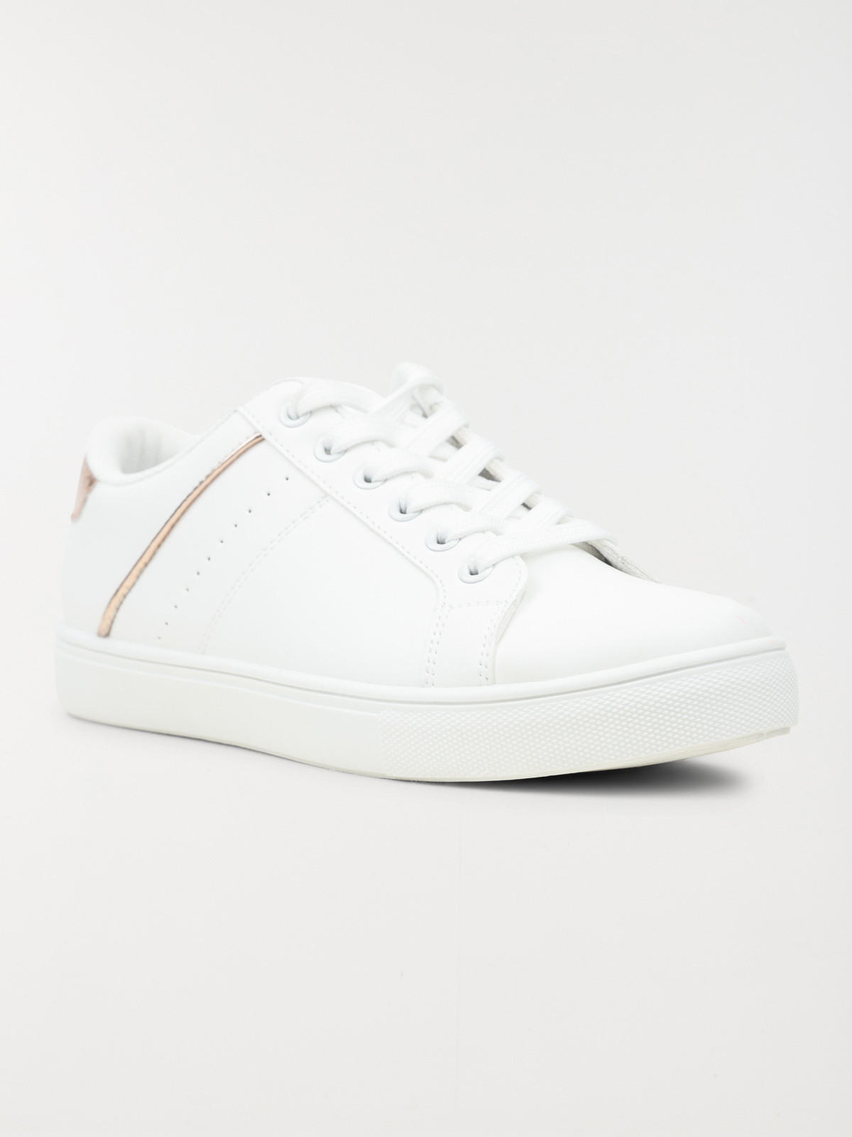 Basket détail doré femme blanc (36-41) Basket détail doré femme blanc (36-41)