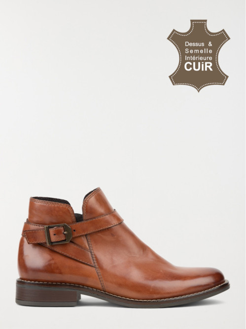 Bottines zippées femme...
