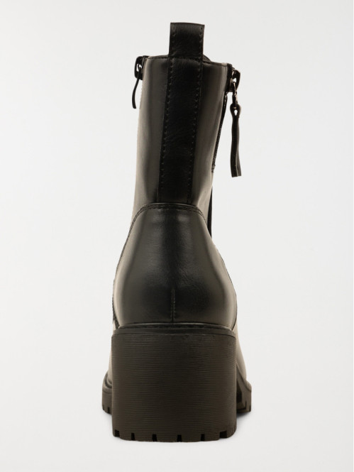 Bottine lacet et zip femme (36-41)