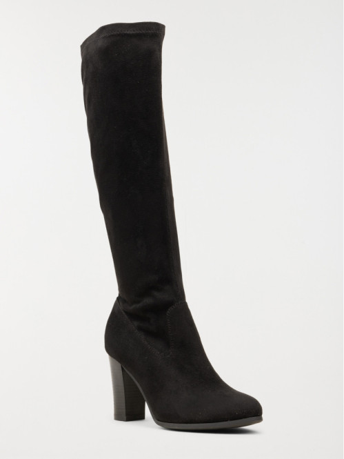 Bottes à talon noires femme...