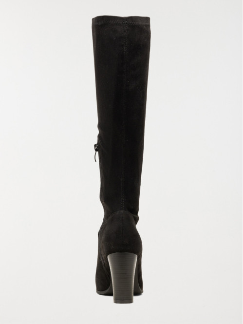 Bottes à talon noires femme...