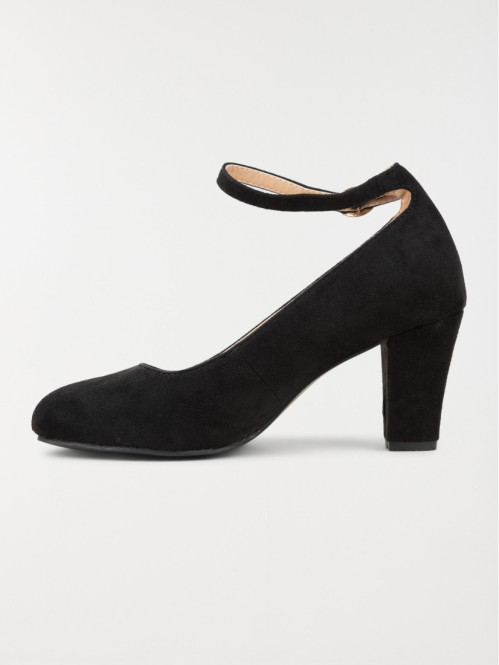 Escarpin noir à bride femme (36-41)